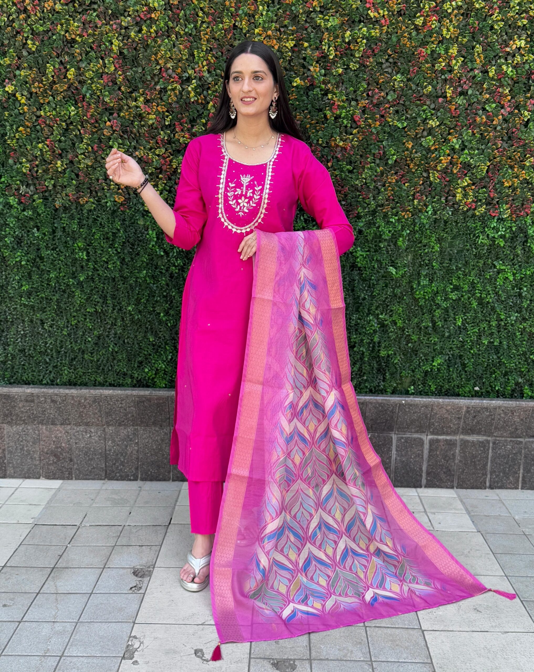 Hand Embroidered Designer Suit by Ruchi mehra label